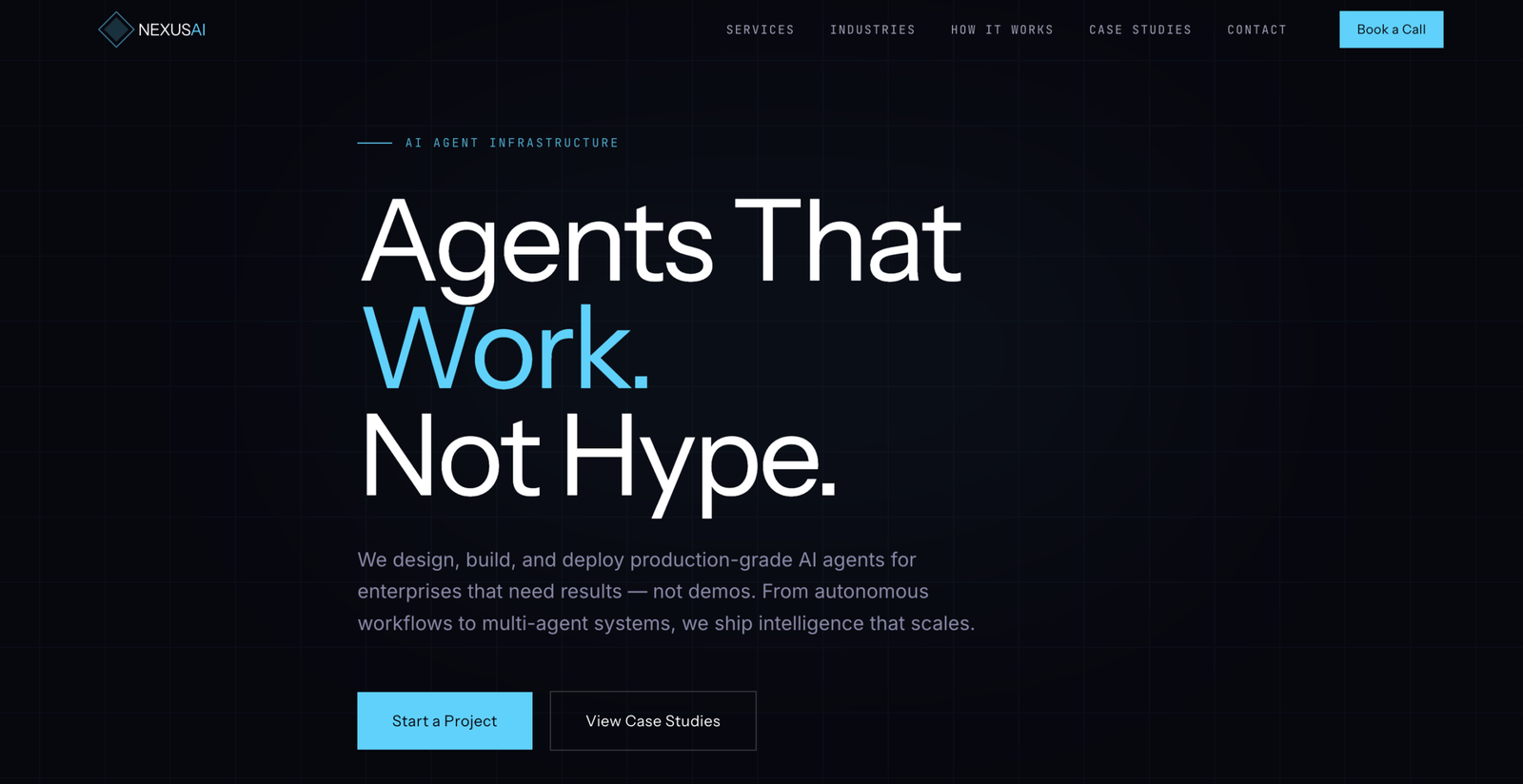 AI Agency Website Development